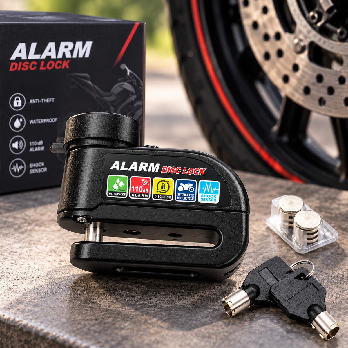 MotoGuard - Alarm Disc Lock 110 dB