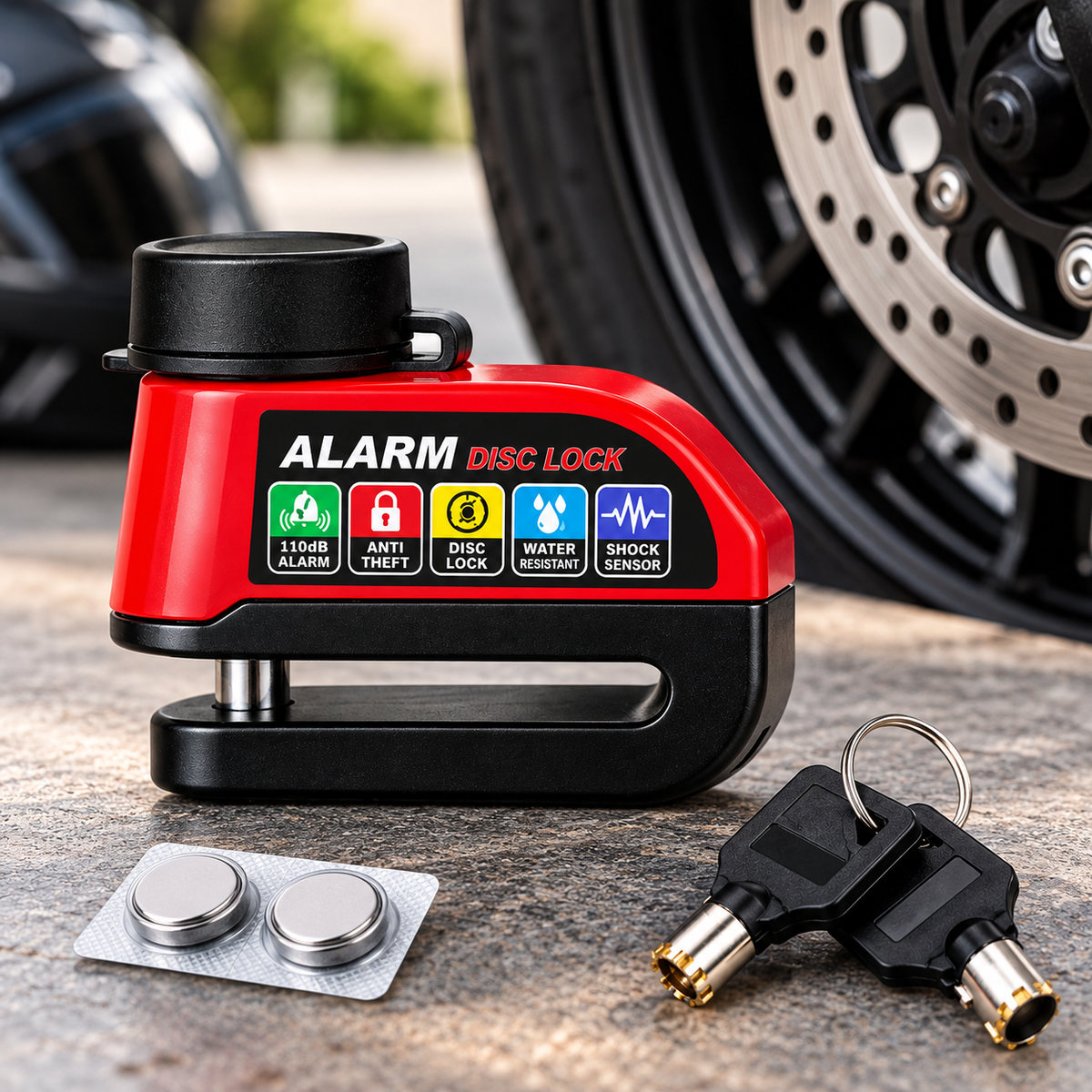 MotoGuard - Alarm Disc Lock 110 dB