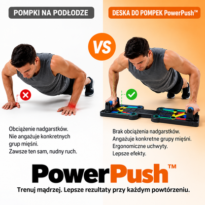 PowerPush - Multi-Functional Push-Up Board – Full Body Workout at Home 💪