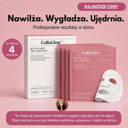 CollaGlow - Collagen mask for firm, smooth, and radiant skin ✨