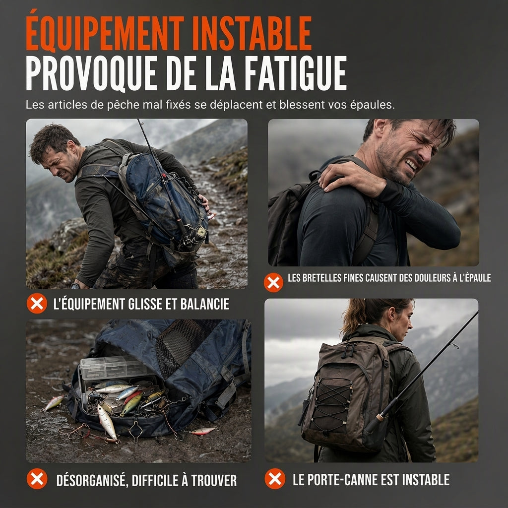FishPack - Multifunctional Fishing Bag 3 in 1