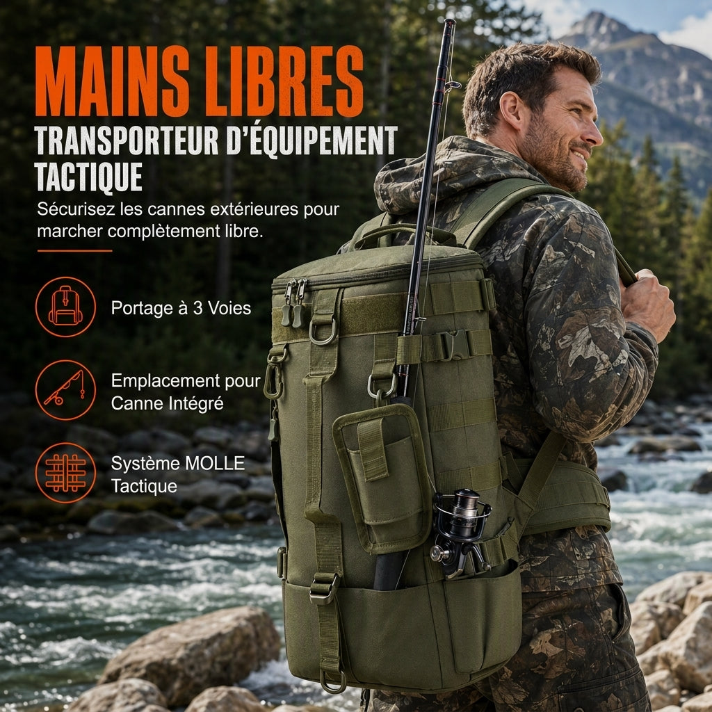 FishPack - Multifunctional Fishing Bag 3 in 1