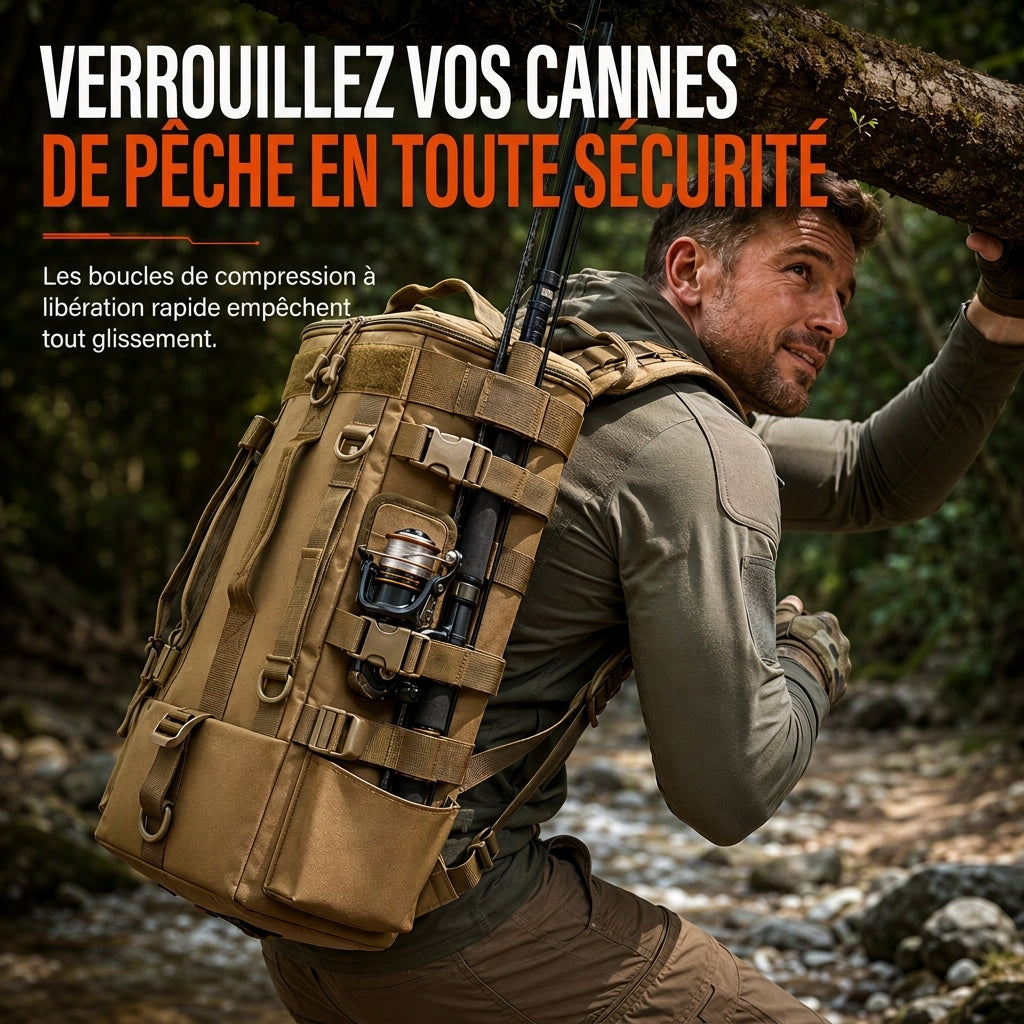 FishPack - Multifunctional Fishing Bag 3 in 1