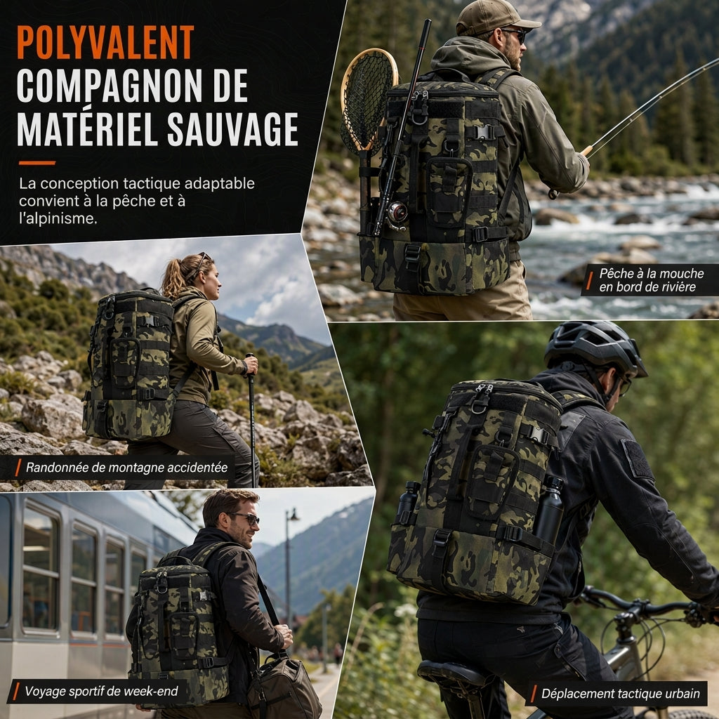 FishPack - Multifunctional Fishing Bag 3 in 1