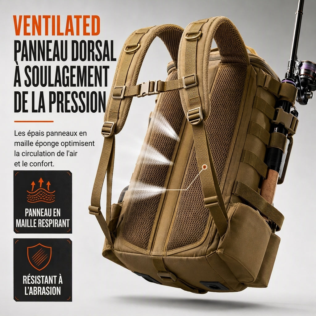 FishPack - Multifunctional Fishing Bag 3 in 1